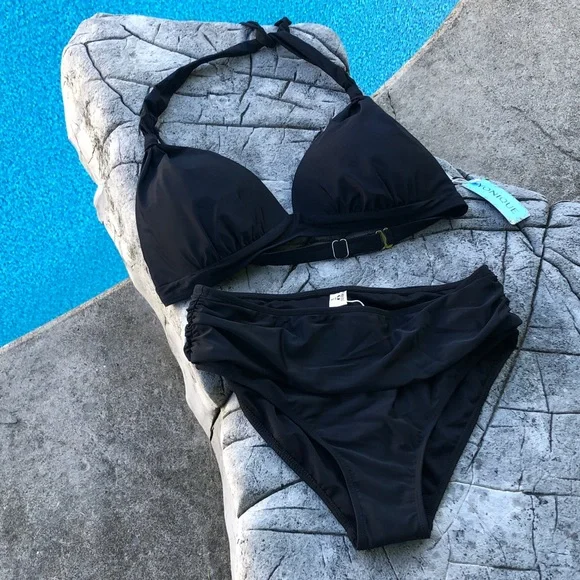 Shekini(L) Black Women's Swim Bottom - Picture 4 of 7